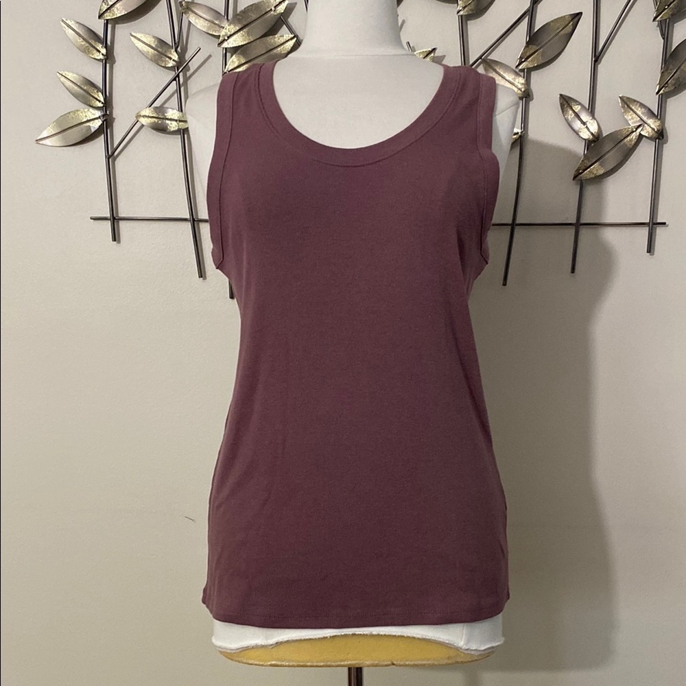 Maurices Purple Fitted Tank Top